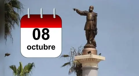 Este 8 de octubre es feriado en Perú: ¿qué sucedió y a qué héroe histórico se conmemora a nivel nacional cada año?