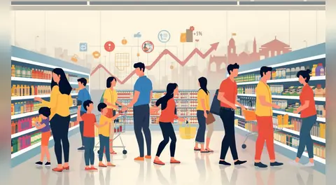 Consumo masivo en Perú crece 5,1% y hogares grandes lideran la recuperación en 2025