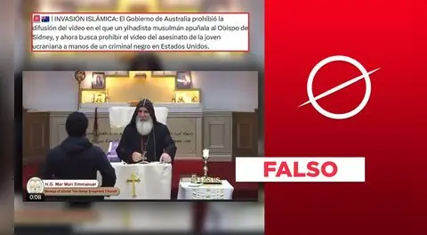Agresión a obispo de Australia no ocurrió en el 2025 ni fue perpetrada por un ‘yihadista’