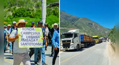 Rondas campesinas protestan contra el MTC en paro indefinido por promesas incumplidas de carreteras: “No cumplen con los pueblos”