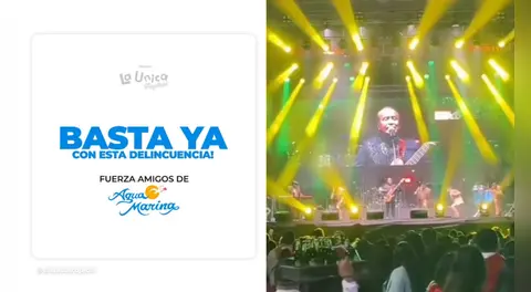 La Única Tropical se pronuncia tras balacera que sufrió Agua Marina en concierto de Chorrillos: “Basta ya”