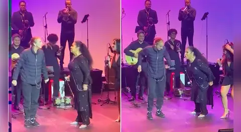 Eva Ayllón se ‘molesta’ con Natalia Málaga por rechazar bailar durante su concierto en Estados Unidos