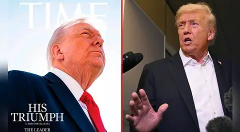 Donald Trump contento por ser portada de Time, pero critica la foto elegida: "Podría ser la peor de la historia"
