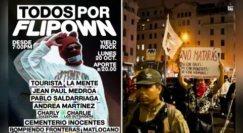 Tourista, La Mente, Pablo Saldarriaga y más se unen en concierto solidario por Luis Reyes, herido en protesta