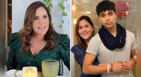Andrea Llosa sorprende con firme mensaje a su hijo sobre el amor: “La primera que me presentas, con ella te casas”