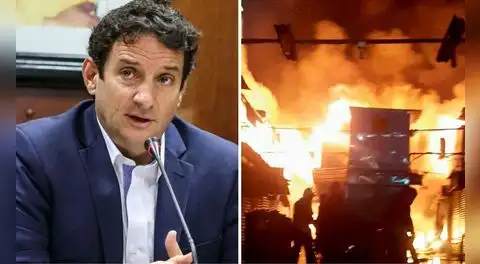 Renzo Reggiardo insinúa que incendios ocurridos en el Centro de Lima tendría vínculo con la marcha de la Generación Z