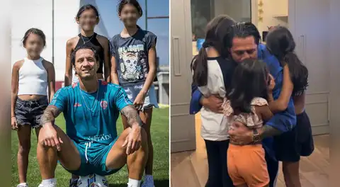 Futbolista Gianluca Lapadula enternece las redes con emotiva sorpresa que hizo llorar a sus hijas: "Un papá que ama su familia"