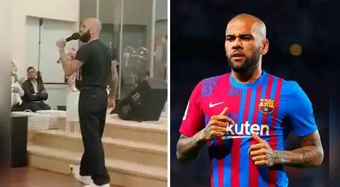 Dani Alves sorprende al mundo al ser visto en nueva faceta: de jugar en Barcelona a predicar en iglesias cristianas