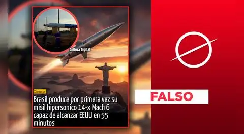 Brasil no produce por primera vez "misil" hipersónico '14-X' en 2025: es un motor y fue probado el 2021