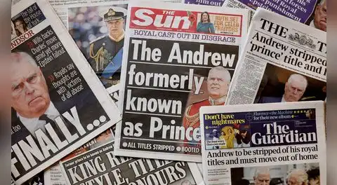 Reino Unido: los británicos celebran el fin del "príncipe Andrés", símbolo de escándalo y vergüenza