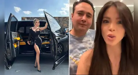 Sheyla Rojas recibe lujoso auto tesla como regalo de Sir Winston y confiesa que solo lo usa para ir a jugar pádel