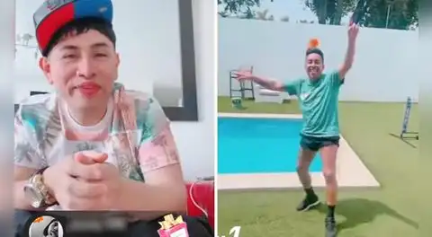 Christian Cueva aparece en insólita batalla de TikTok junto a Gerald Oropeza y cumple reto: "Patrón, solo por usted"