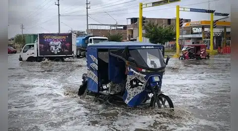 Piura amanece inundada tras 6 horas de lluvia: Senamhi advierte que el fenómeno continuará hasta el 6 de noviembre