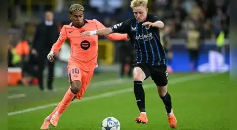 Brujas de Bélgica le hizo un partidazo al FC Barcelona y estuvo cerca de ganarle. Igualaron 3-3 por Champions League
