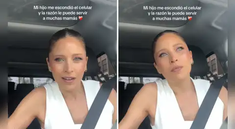 Hijo de Anna Carina Copello esconde el celular de su madre para darle conmovedora lección: “Quiero que estés conmigo”