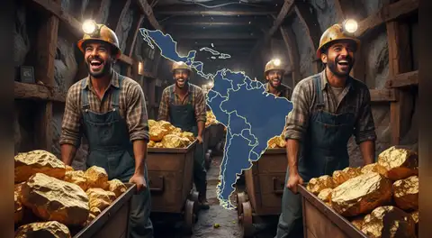 El país de América Latina con la mayor producción de oro con 130 toneladas: ¿qué puestos ocupan Brasil y Perú?