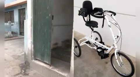 Roban bicicleta terapéutica de niño con Síndrome de Down en SJL: delincuentes se hicieron pasar como inquilinos para ingresar a inmueble