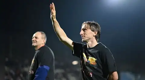 Luka Modric jugará su quinta Copa del Mundo con Croacia, que ayer venció 3-1 a Islas Feroe