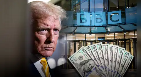 Trump demandará a la BBC pese a las disculpas por el error en documental 'engañoso': "Vamos a exigir US$5.000 millones"