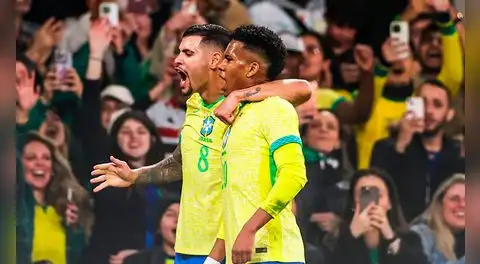 Brasil se hizo fuerte en Londres: venció 2-0 a Senegal con una brillante actuación de Estevao