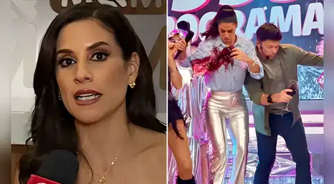 María Pía Copello defiende a Mario Hart tras sufrir percance con su outfit para el concierto de Shakira: "Fue parte del momento"