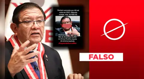 Es falso que Salas Arenas declarara ganador a Castillo en las elecciones generales de 2021, cuando aún faltaban contabilizar más de 400 mil votos