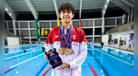 El “Aquaman piurano” de 15 años que rompe récords de natación y apunta a Los Ángeles 2028: ''Gana el que es más constante''