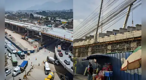 Construcción del bypass Las Torres de Lima entra a su etapa final, pero reportan caos vehicular durante ejecución