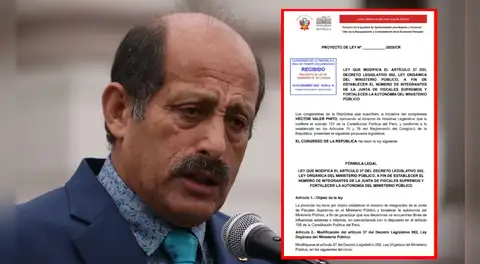 Héctor Valer no solo busca modificar Ley Orgánica del Poder Judicial: ahora plantea aumentar el número de fiscales supremos