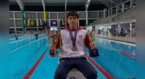 Triunfo peruano: Zacarías Rivera, promesa y esperanza de la natación