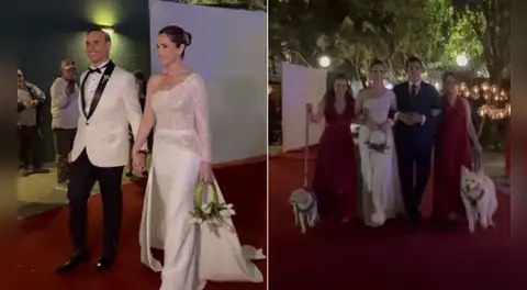 Melissa Peschiera sorprende al casarse con Christian Bustos en una íntima ceremonia rodeada de su familia