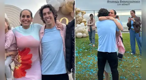 Mateo Garrido Lecca y Verónica Álvarez revelan el género de su primer bebé en emotiva celebración