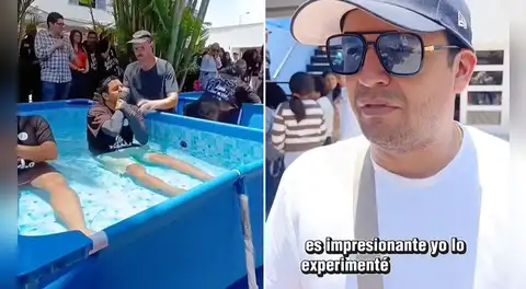 Reimond Manco es bautizado en iglesia cristiana y sorprende con testimonio de cambio: "Es lo más maravilloso"