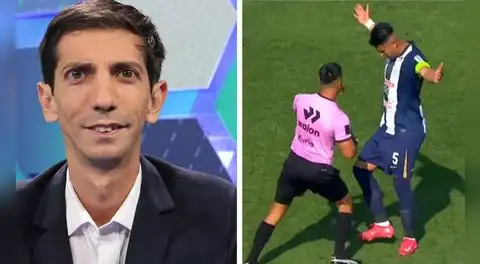 'Flaco' Granda impactado por la polémica expulsión de Carlos Zambrano ante UTC: "Estaba parado y el árbitro lo choca"