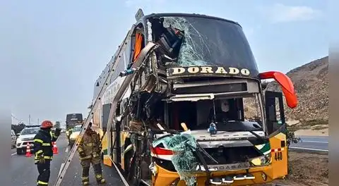 Accidente en Chancay: dos muertos y personas atrapadas tras choque entre bus El Dorado y camión en la Panamericana Norte