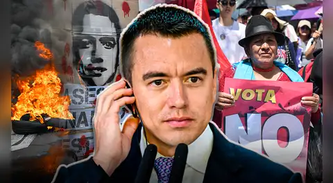 Noboa cumple 2 años en el poder con un récord de homicidios, baja aprobación y su primera derrota en urnas en Ecuador