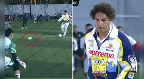 Paolo Guerrero desata risas en redes por insólita táctica al anotar un penal en partido amistoso de Kings League: "Mi capi si se la sabe al show"
