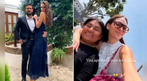 Natalie Vértiz festeja que su nana obtuvo la visa y anuncia que se la llevará al extranjero: “Habemus vacaciones”