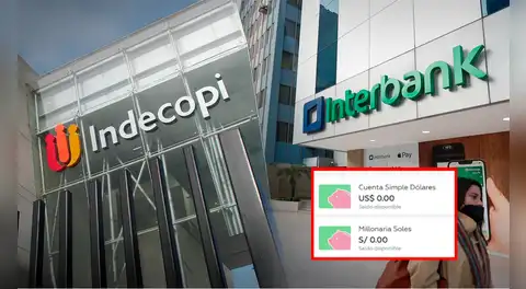 Indecopi confirma sanción de S/239.680 a Interbank por falla que mostró sin saldo cuentas de ahorros de clientes