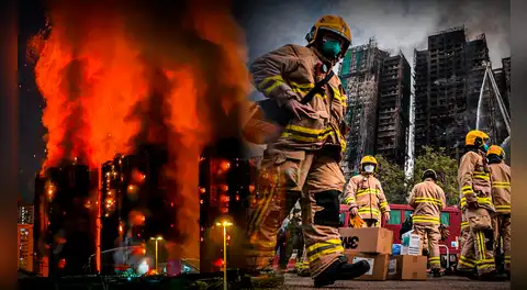 Detienen 14 sospechosos que habrían causado el peor incendio en la historia de Hong Kong: siniestro suma 151 muertos
