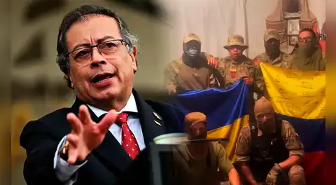 Petro denuncia que mercenarios colombianos "parecen estar secuestrados" en Ucrania y exige a Zelenski que los libere