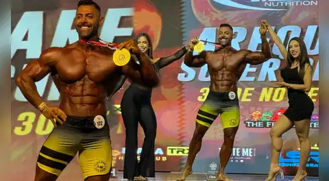 Sebastián Lizarzaburu, el ‘Hombre roca’, se corona campeón en importante competencia de fisicoculturismo en Perú: "Estuvimos brutales"