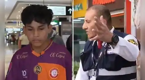 'Pol Deportes' es retirado de centro comercial por personal de seguridad: "Retírense, pues, está prohibido"