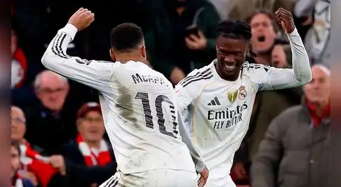 Real Madrid humilló en casa al Athletic Bilbao por la jornada 19 de LaLiga de España: el conjunto blanco se encuentra segundo en la tabla de posiciones