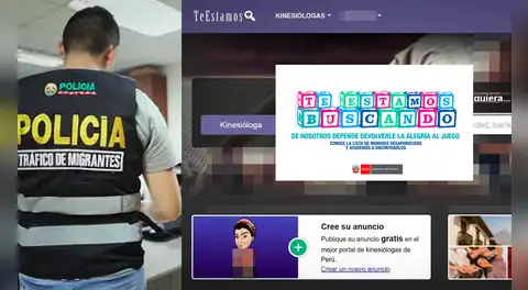 PNP abre investigación por web en desuso lanzada por Mininter y que ahora difunde anuncios sexuales