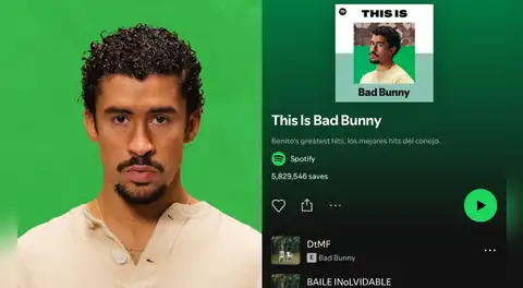 Spotify Wrapped: Bad Bunny se corona como el artista global más escuchado de 2025