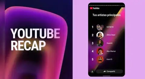 YouTube Recap 2025: conoce cómo acceder al resumen de tus canales y contenidos favoritos a lo largo del año