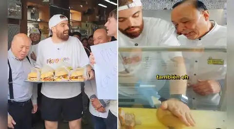 Ibai Llanos preparó él mismo pan con chicharrón en 'El Chinito' y los regaló a sus seguidores: "El campeón del mundo"