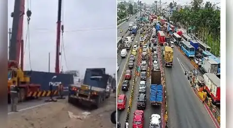 Caos en la Panamericana Sur tras accidente de tráiler en Lurín: MML asume gestión tras salida de Rutas de Lima
