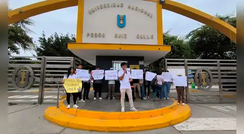 Lambayeque: alumnos de la UNPRG exigen fin de la huelga de docentes y reinicio de clases